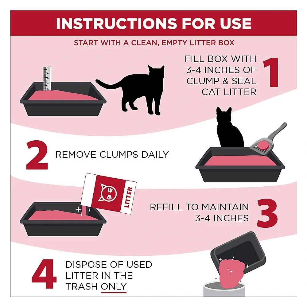 Arm & Hammer Litter Clump & Seal Multi-Cat Scented Clumping Clay Cat Litter